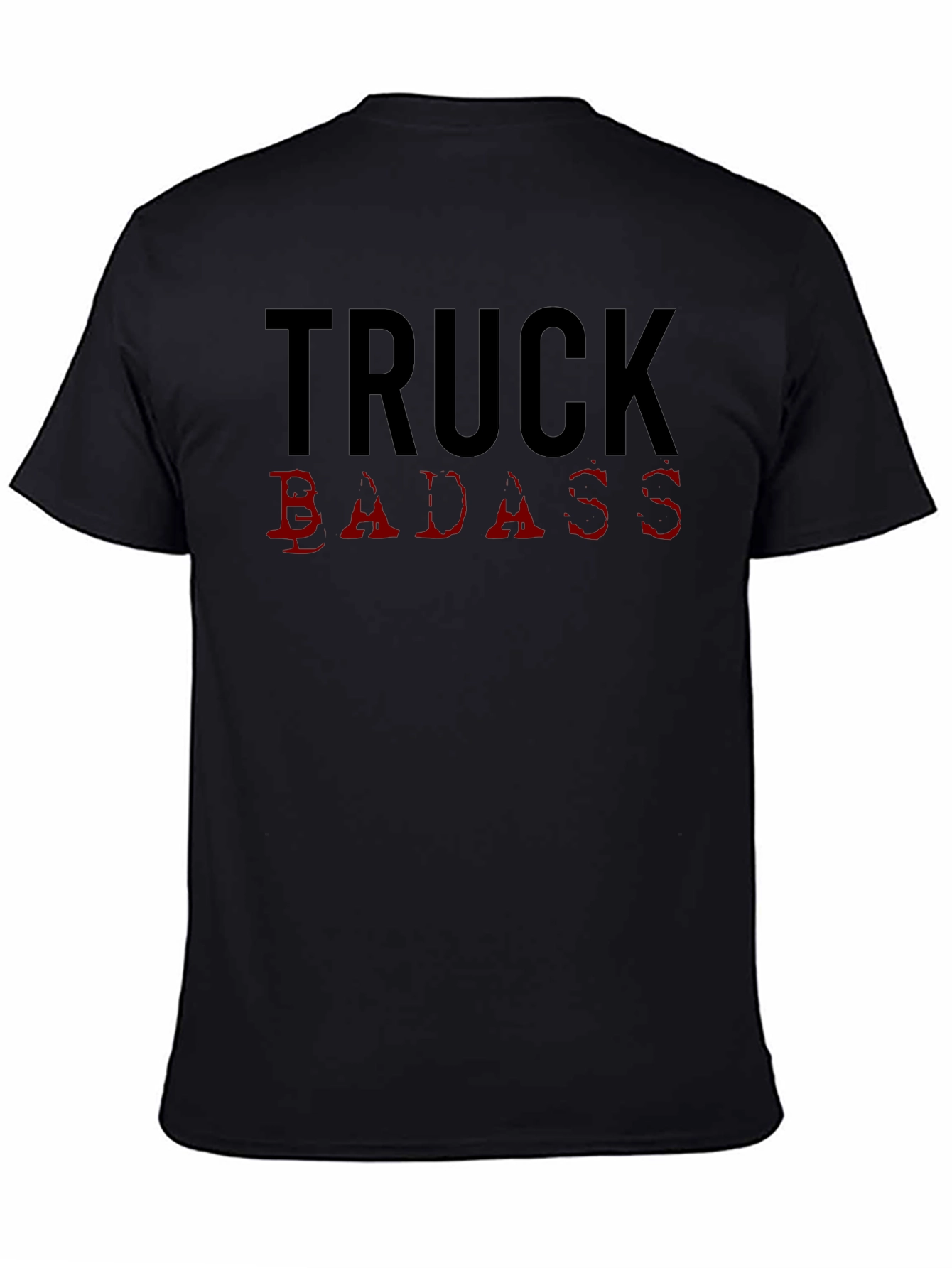 Truck Badass Graphic Tee - Black