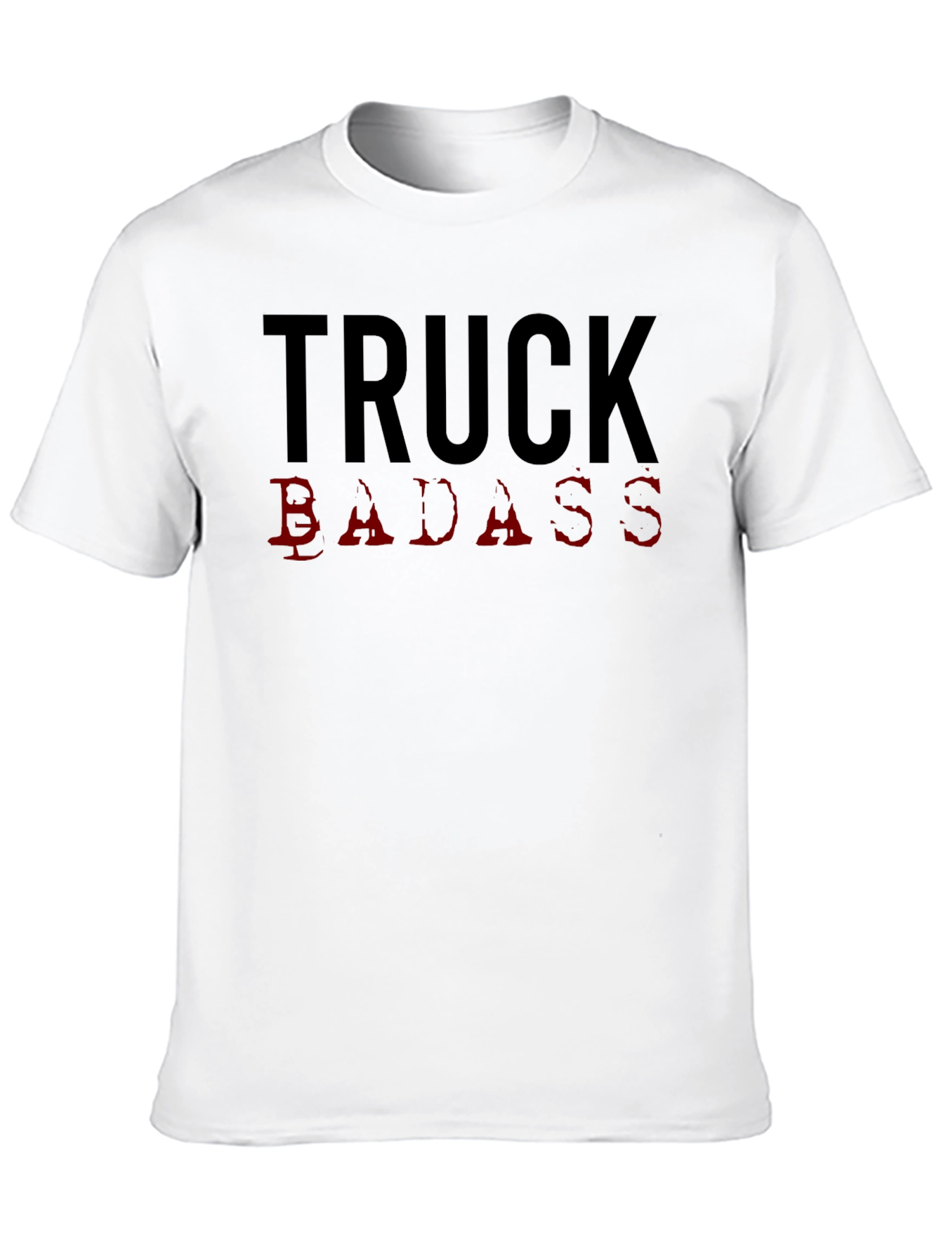 Truck Badass Graphic Tee - Black