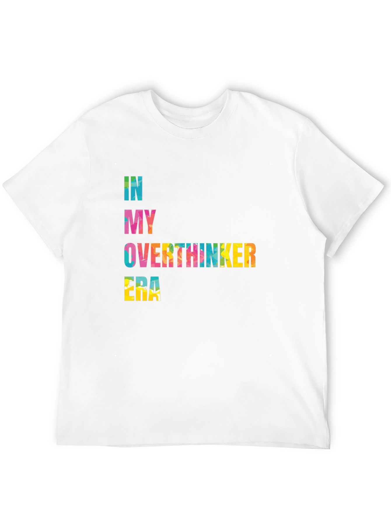 Overthinker Era Black T-Shirt