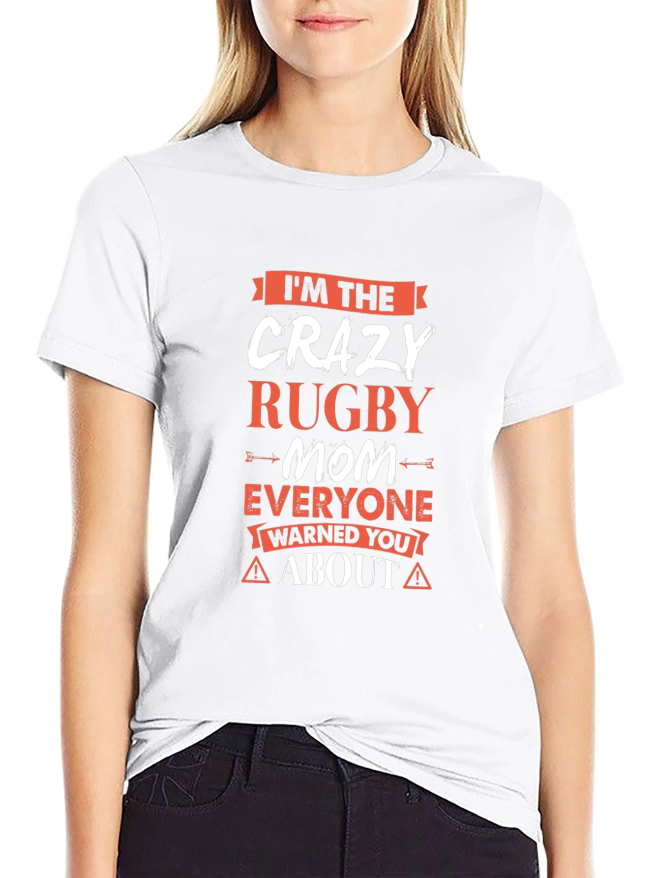 Crazy Rugby Mom T-Shirt