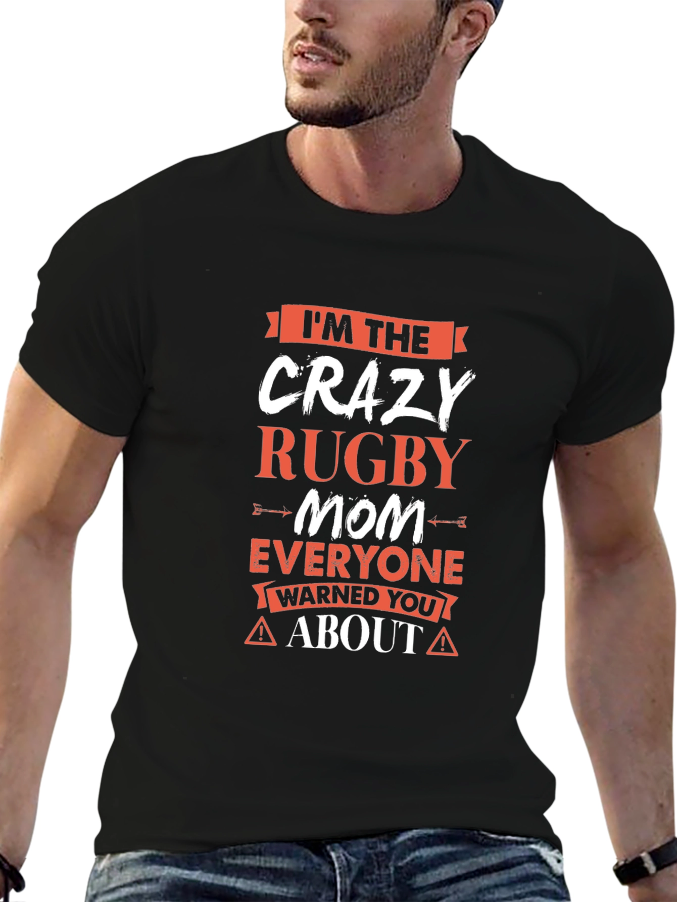 Crazy Rugby Mom T-Shirt
