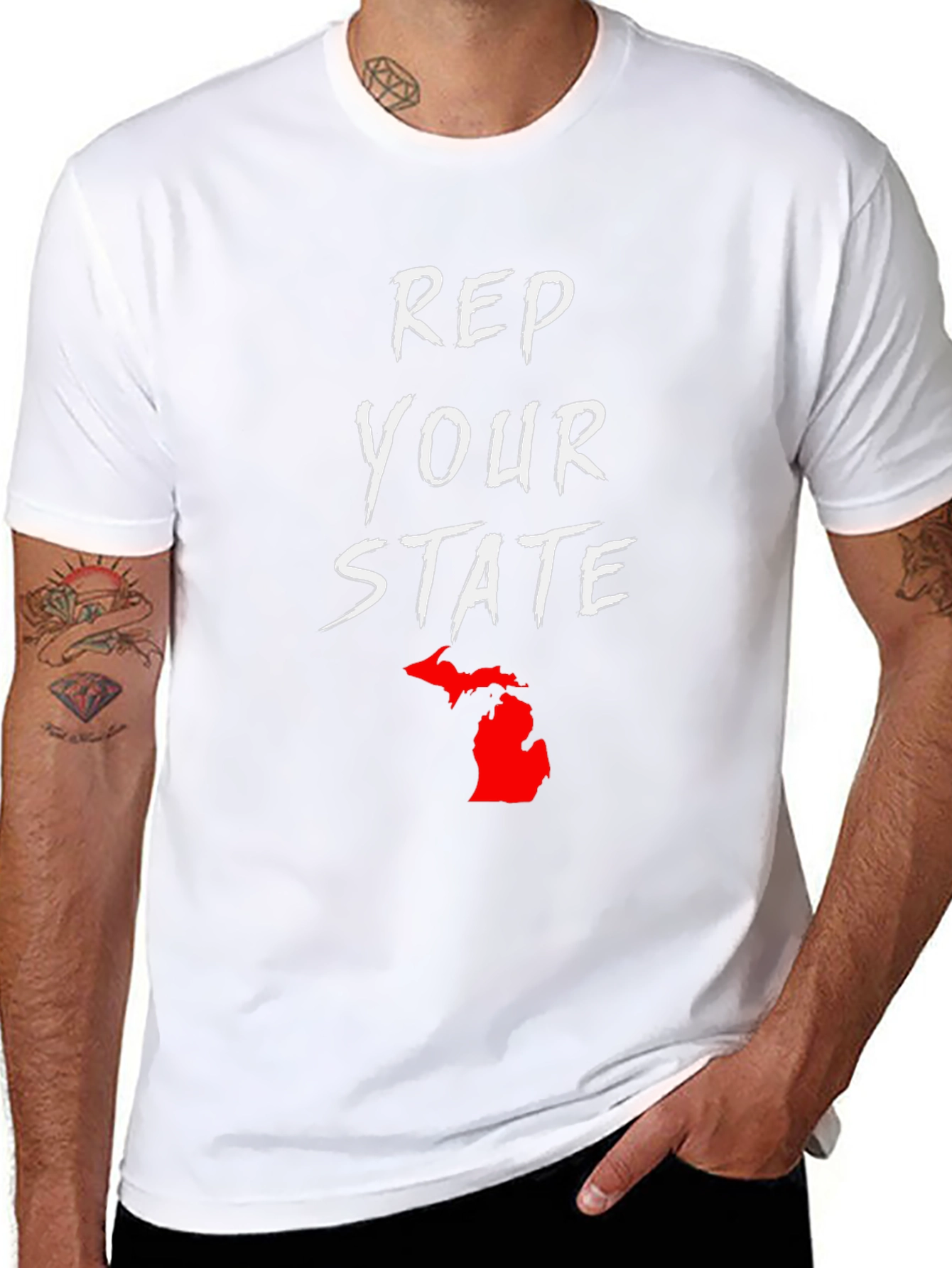 Rep Your State Michigan T-Shirt
