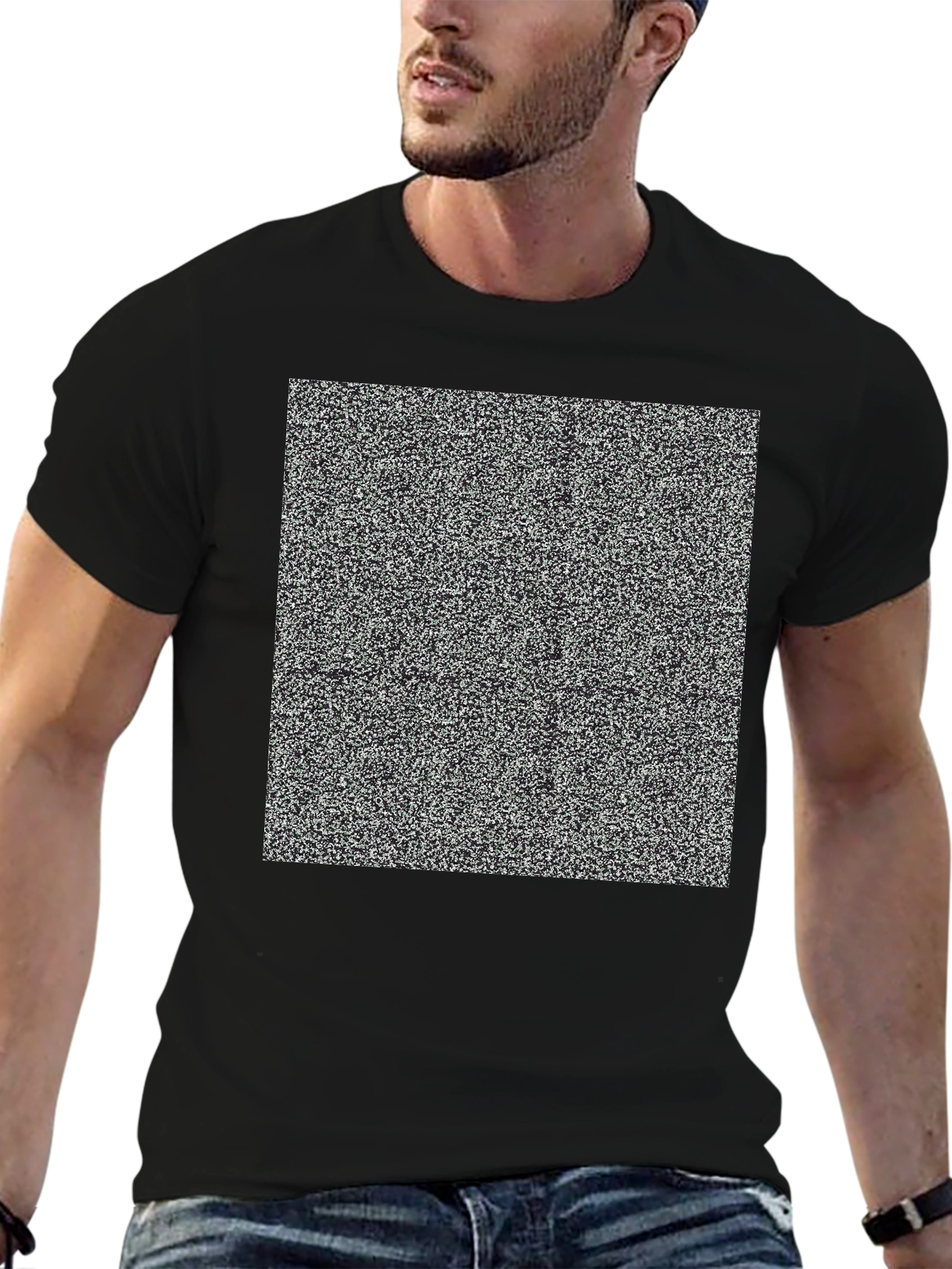 Static Pattern T-Shirt