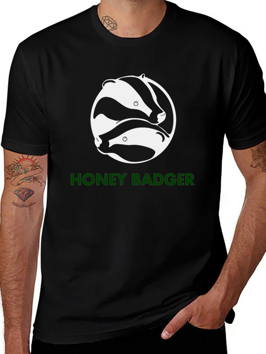 Honey Badger Graphic Tee - Black