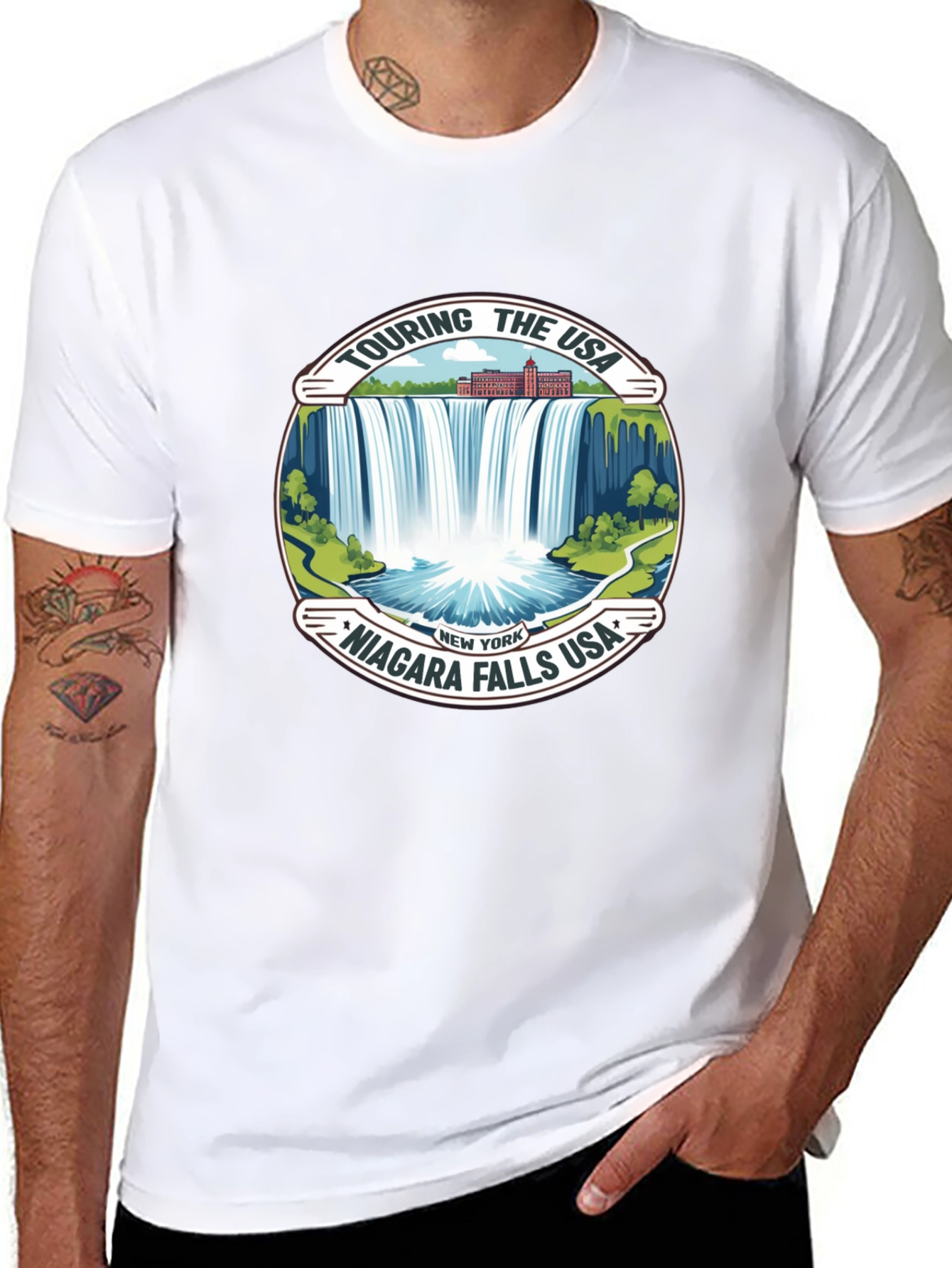 Touring The USA Niagara Falls T-Shirt