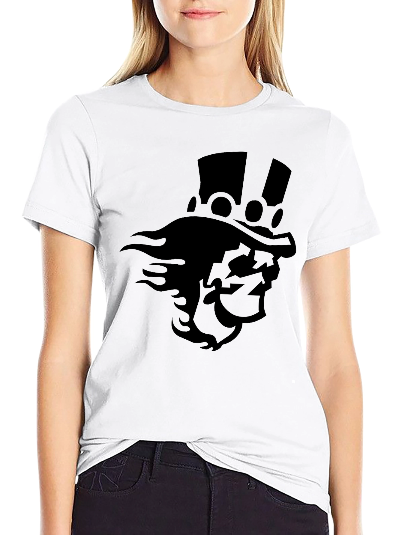 Mens Black Graphic T-Shirt - Slash Inspired
