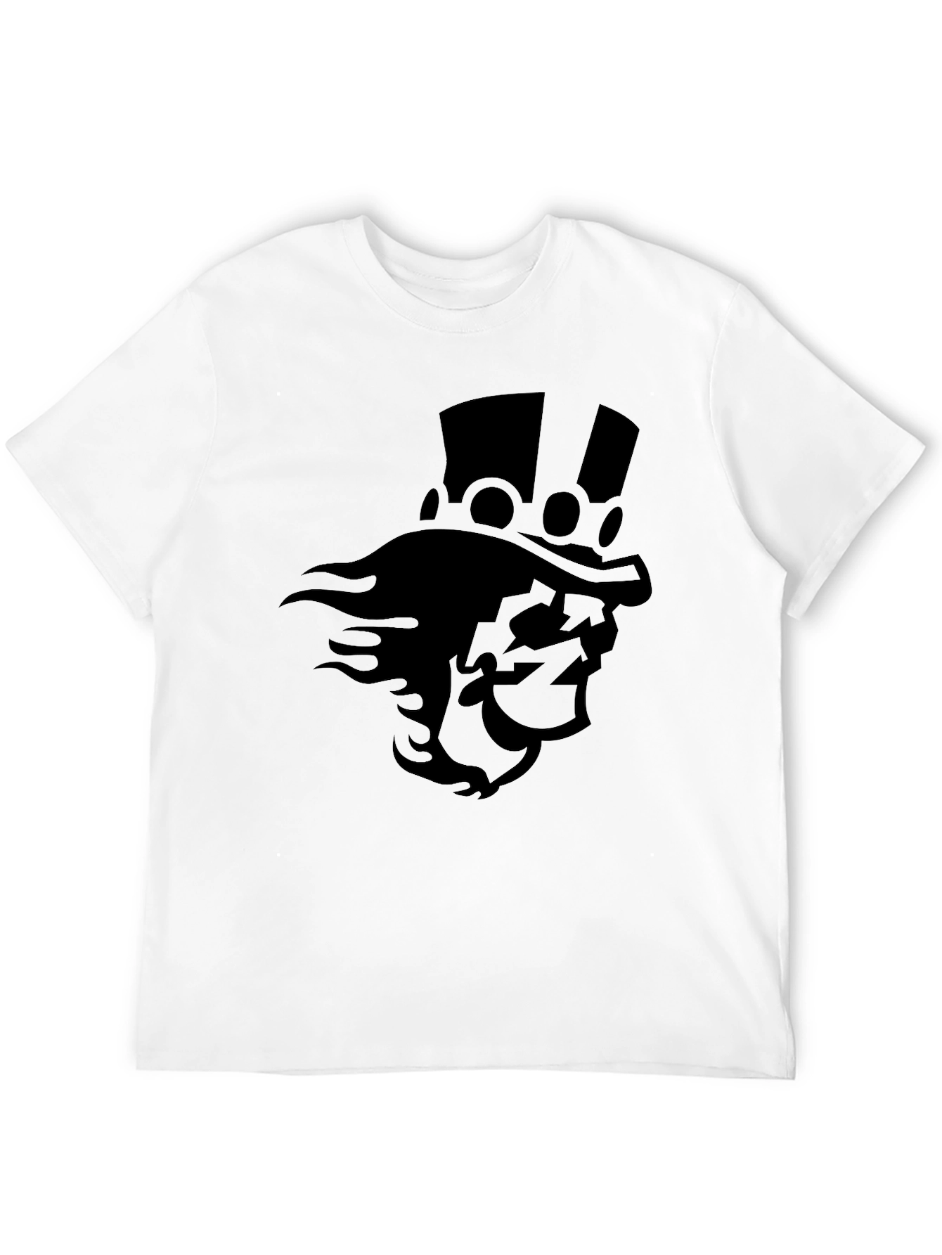 Mens Black Graphic T-Shirt - Slash Inspired