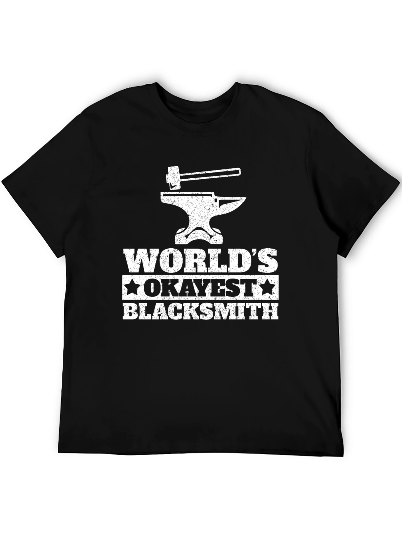 Worlds Okayest Blacksmith T-Shirt - Funny Gift