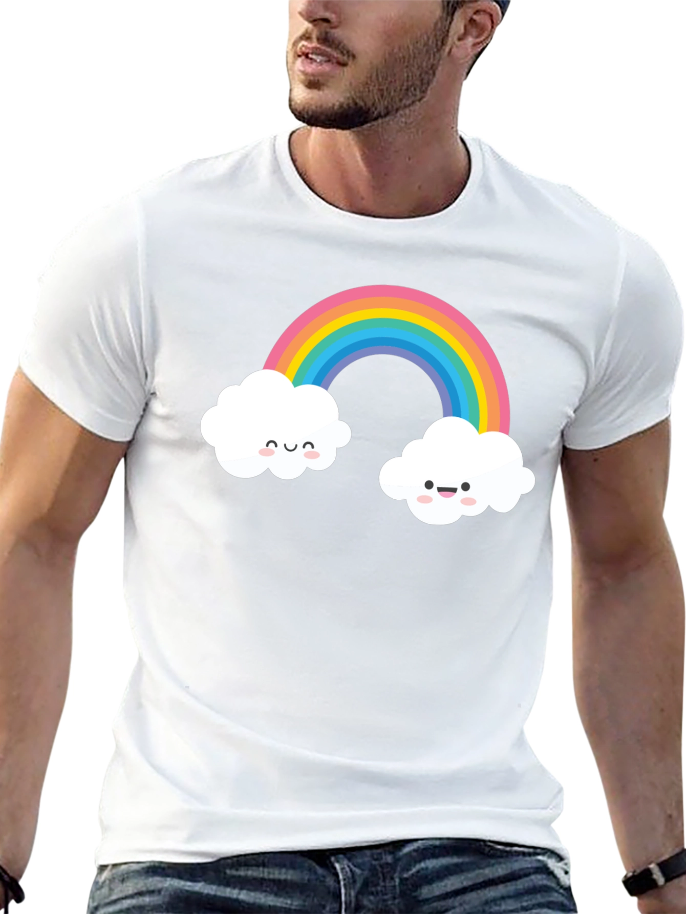 Cute Rainbow Cloud T-Shirt