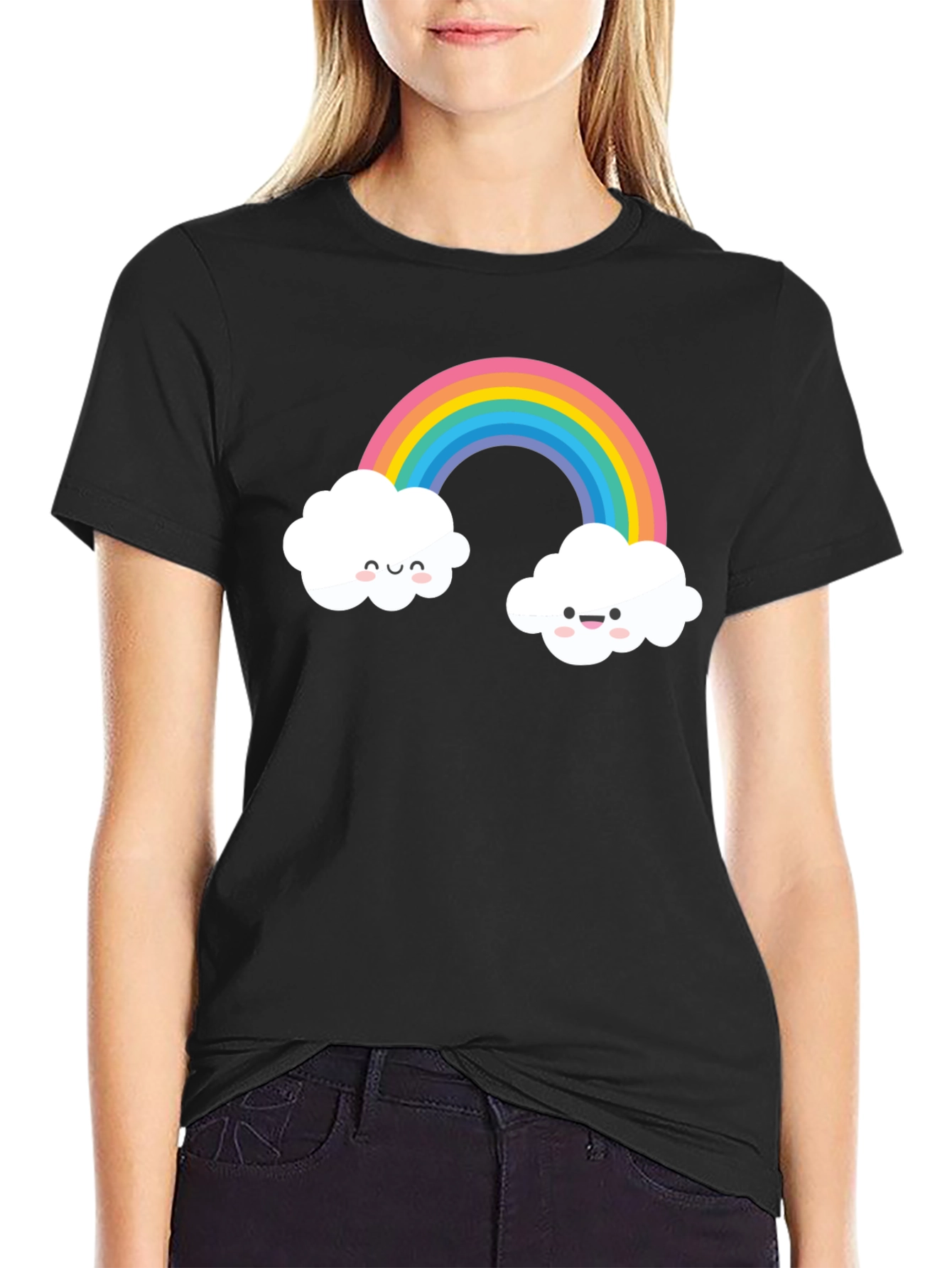 Cute Rainbow Cloud T-Shirt