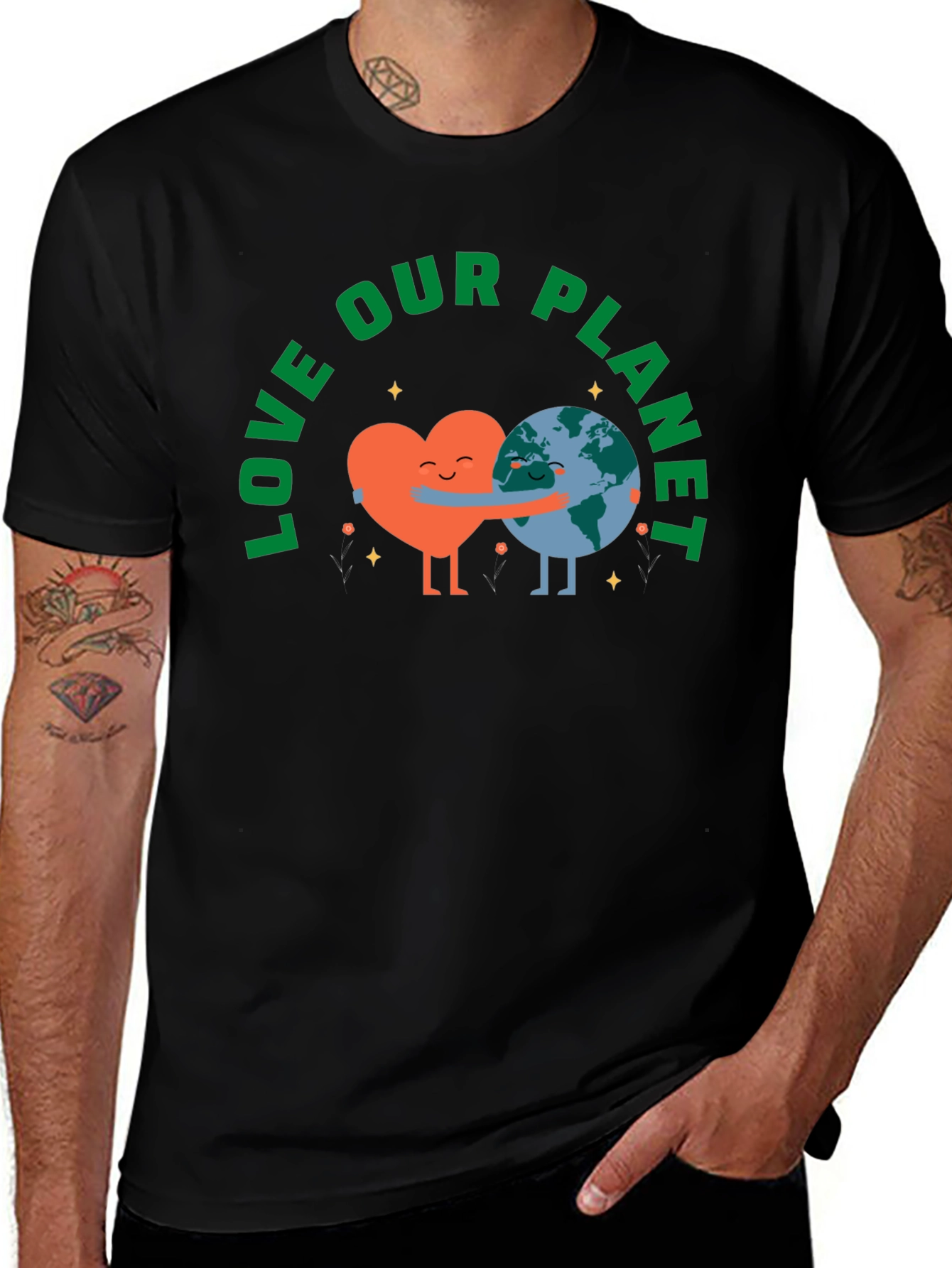 Love Our Planet Graphic Tee - Earth Day Apparel