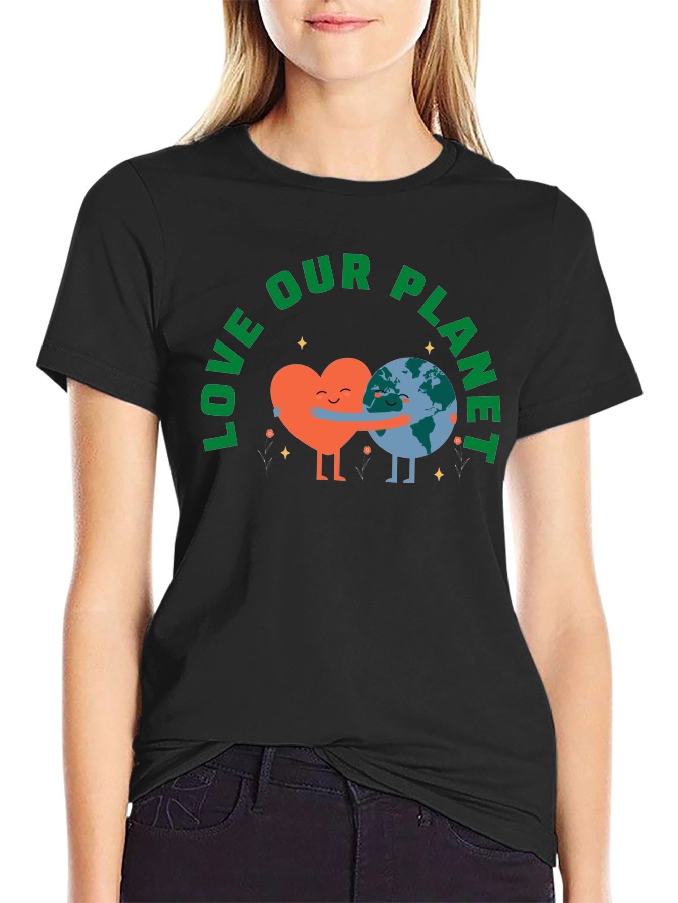 Love Our Planet Graphic Tee - Earth Day Apparel