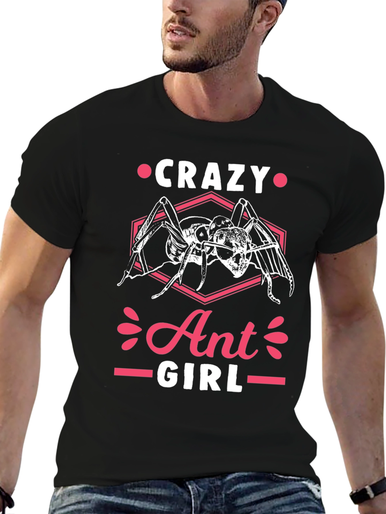 Crazy Ant Girl Graphic T-Shirt