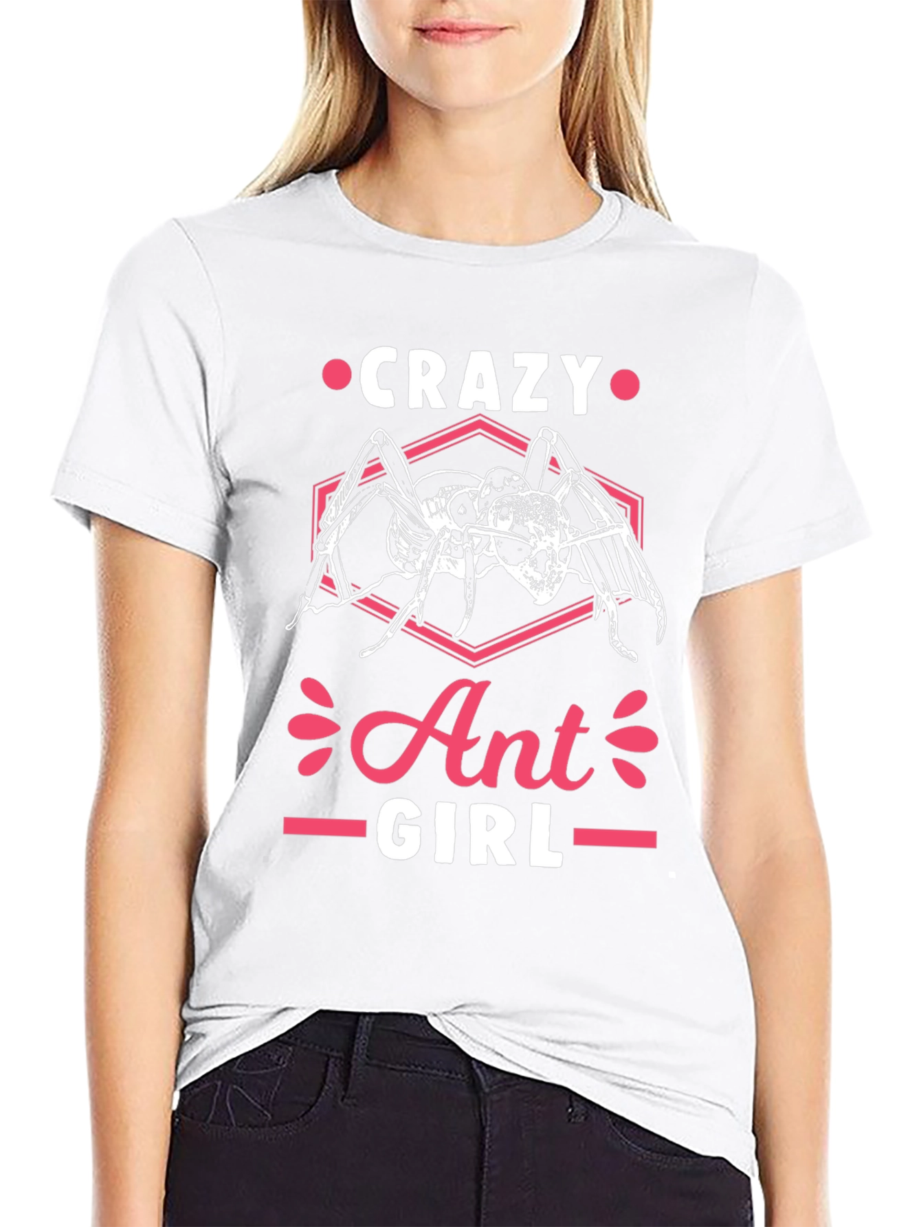 Crazy Ant Girl Graphic T-Shirt