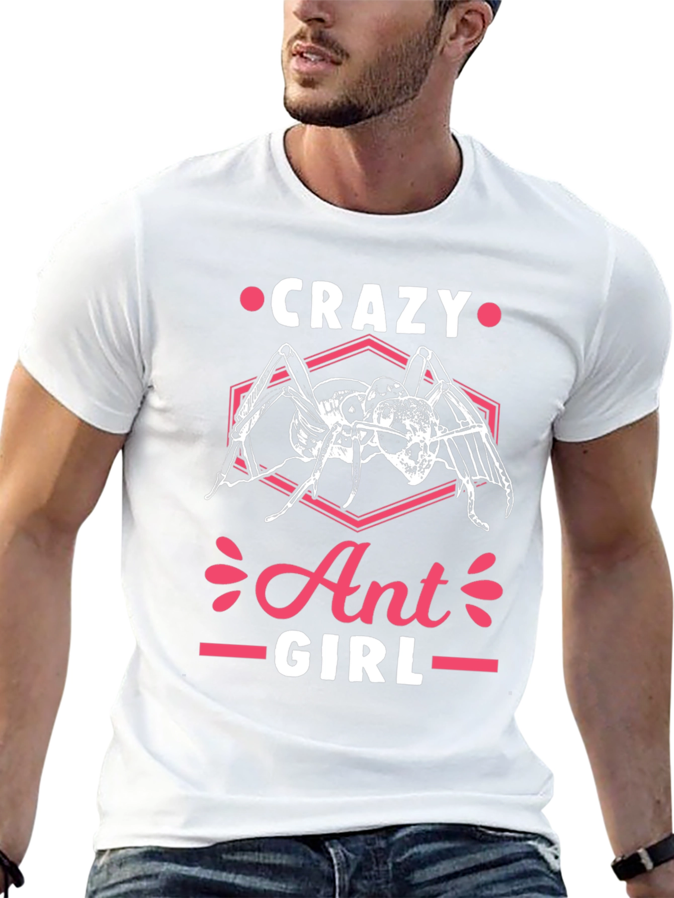 Crazy Ant Girl Graphic T-Shirt