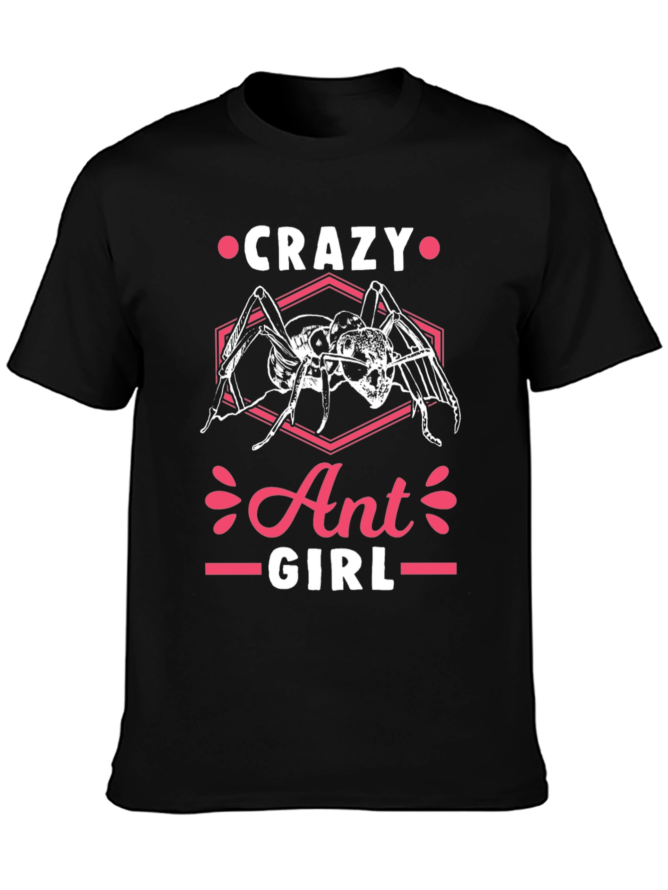 Crazy Ant Girl Graphic T-Shirt