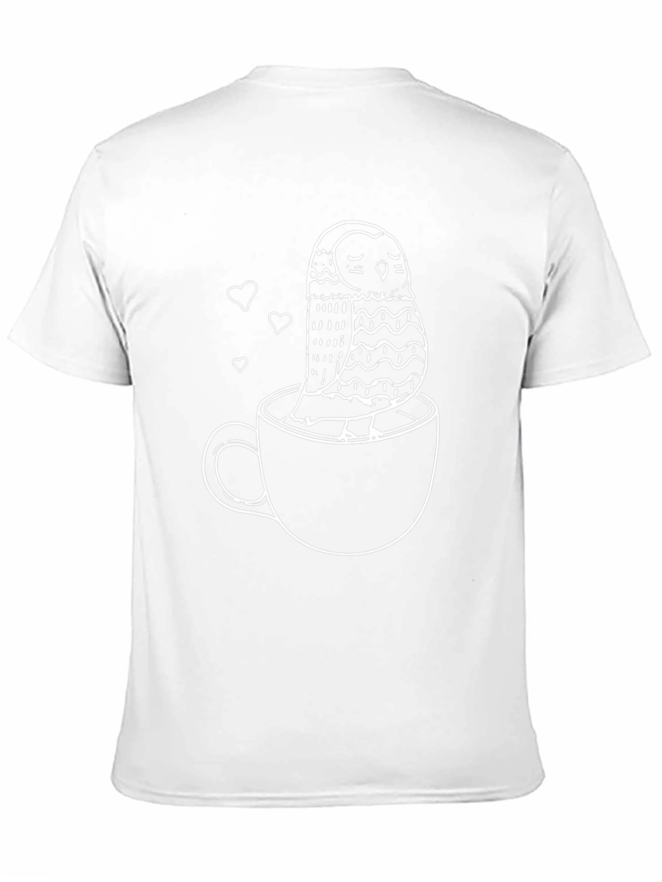 Owl in Cup Graphic Tee - Relaxed Fit