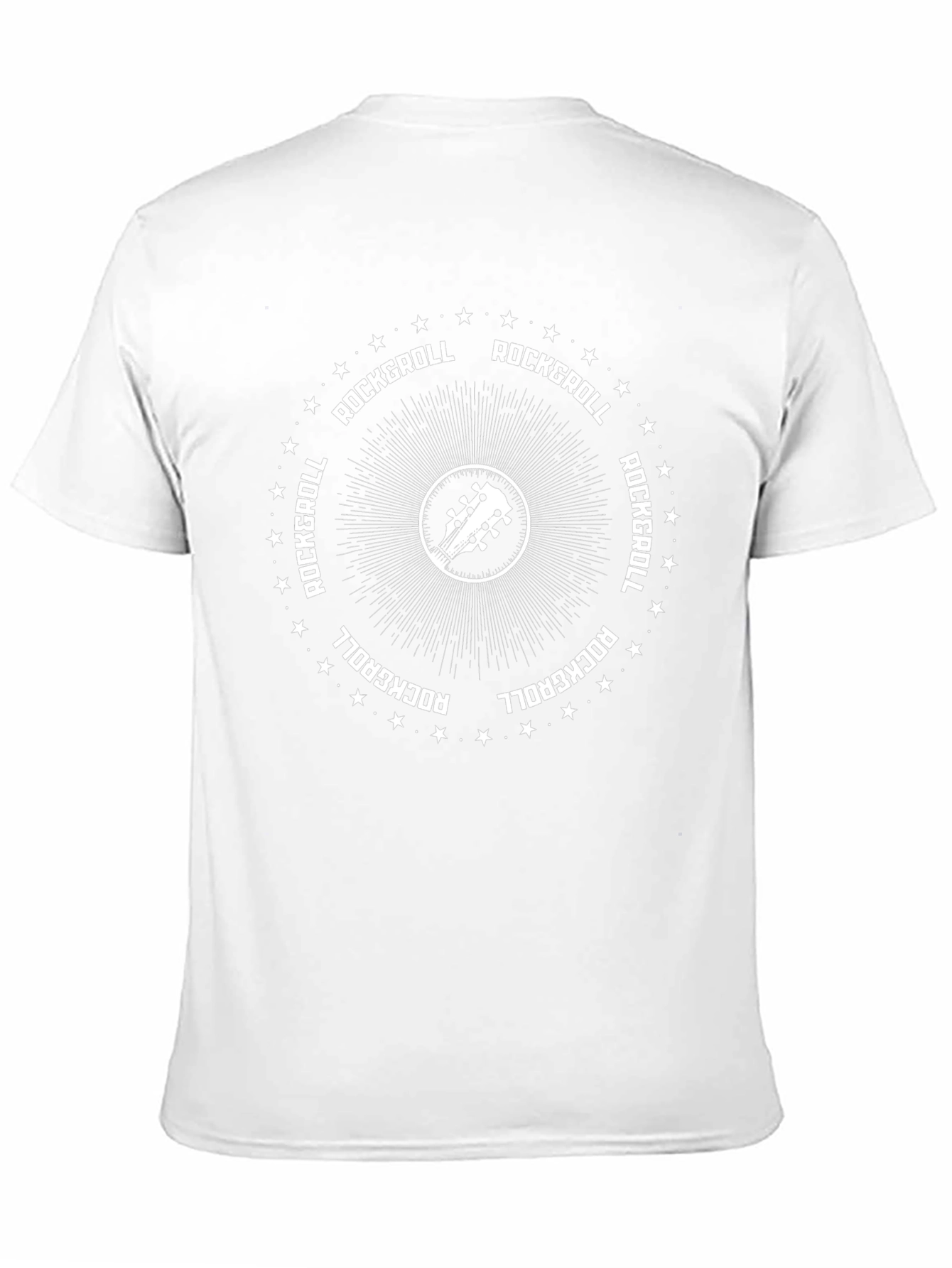 Rock & Roll Guitar Graphic Tee - Black