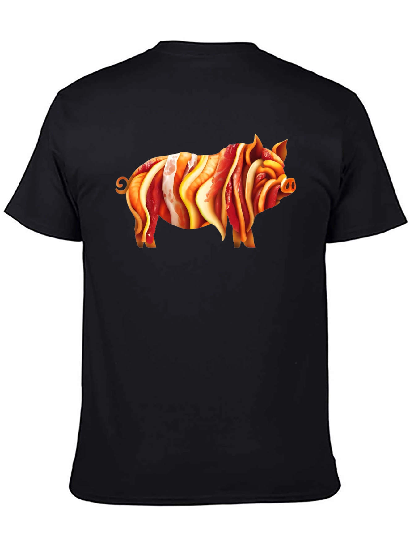 Bacon Pig Graphic Tee - Unique Foodie T-Shirt