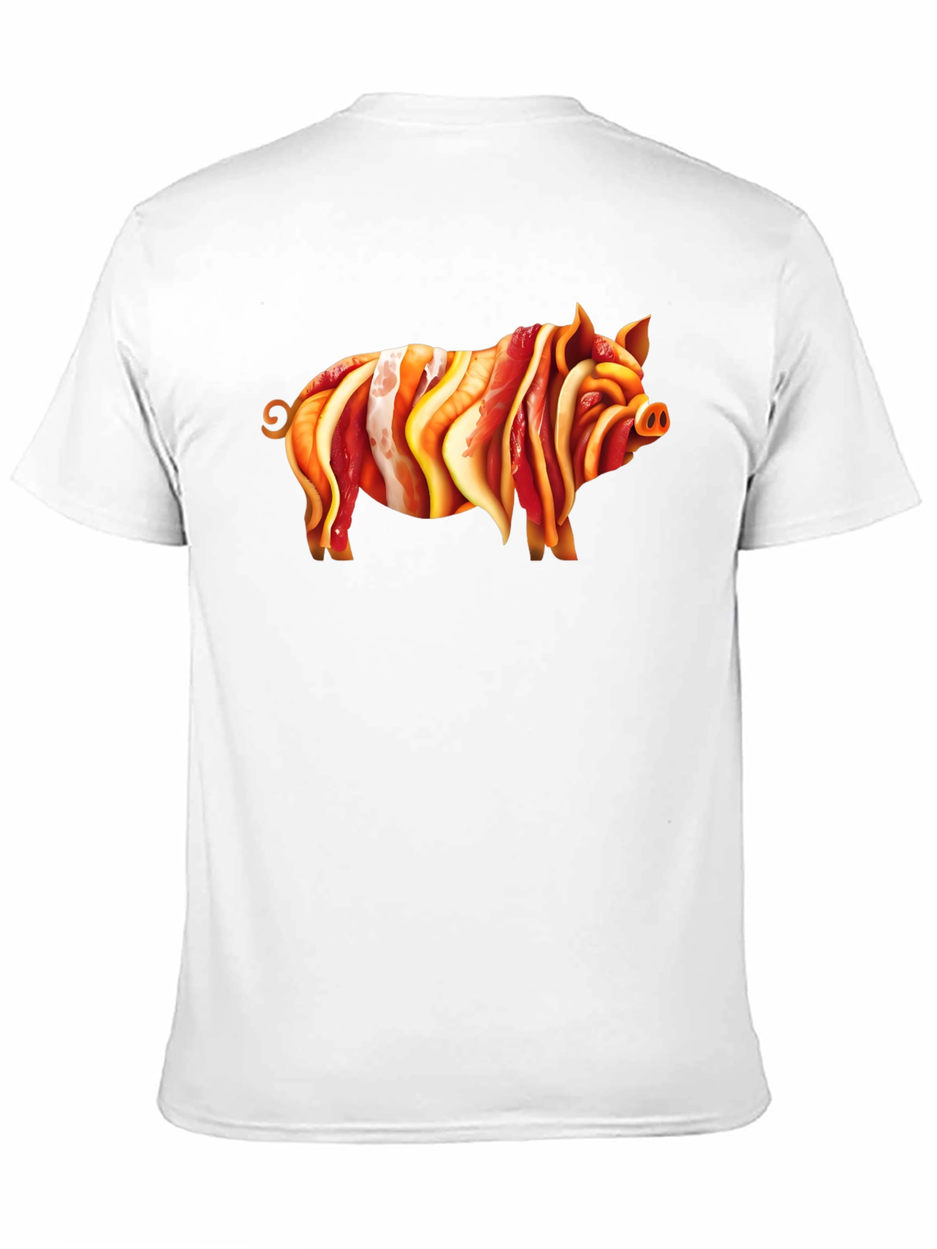Bacon Pig Graphic Tee - Unique Foodie T-Shirt