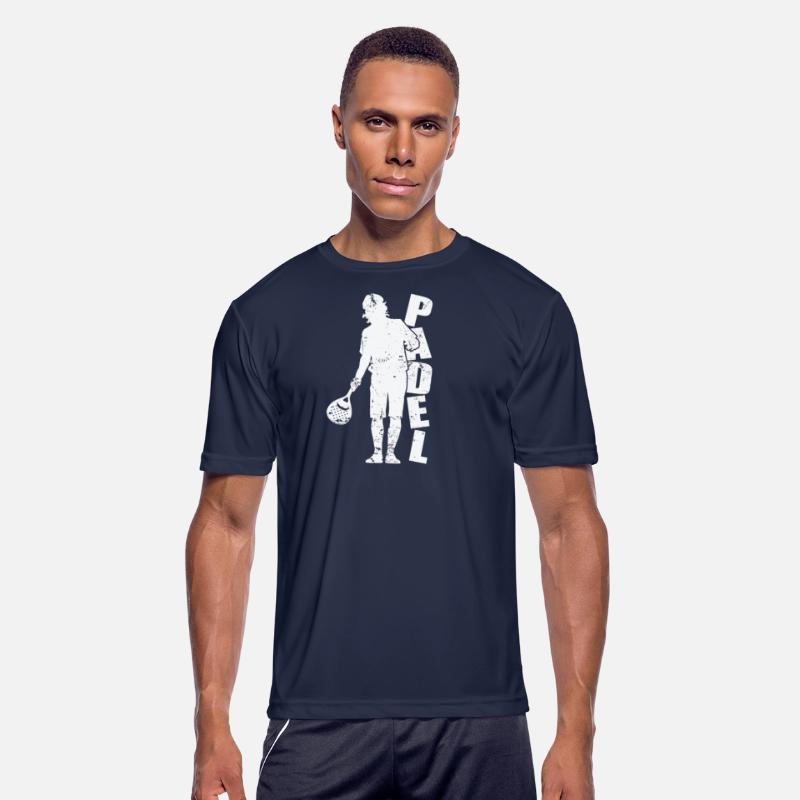 Padel Tennis Player with Paddle Racket