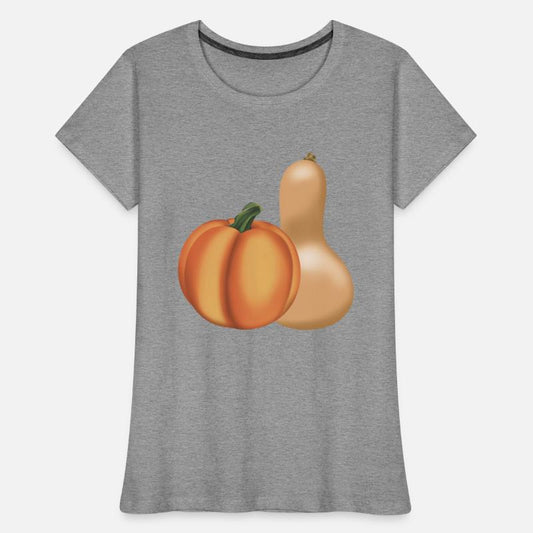 Painted Pumpkins, Rustic Fall Illustration
