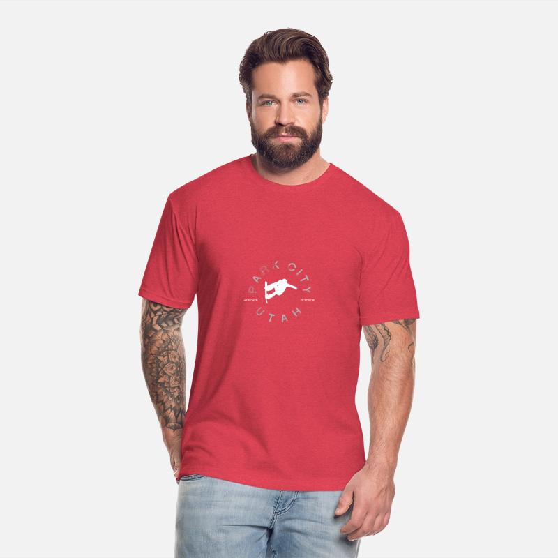 Park City Utah Vintage Retro Snowboarding Gift Tee