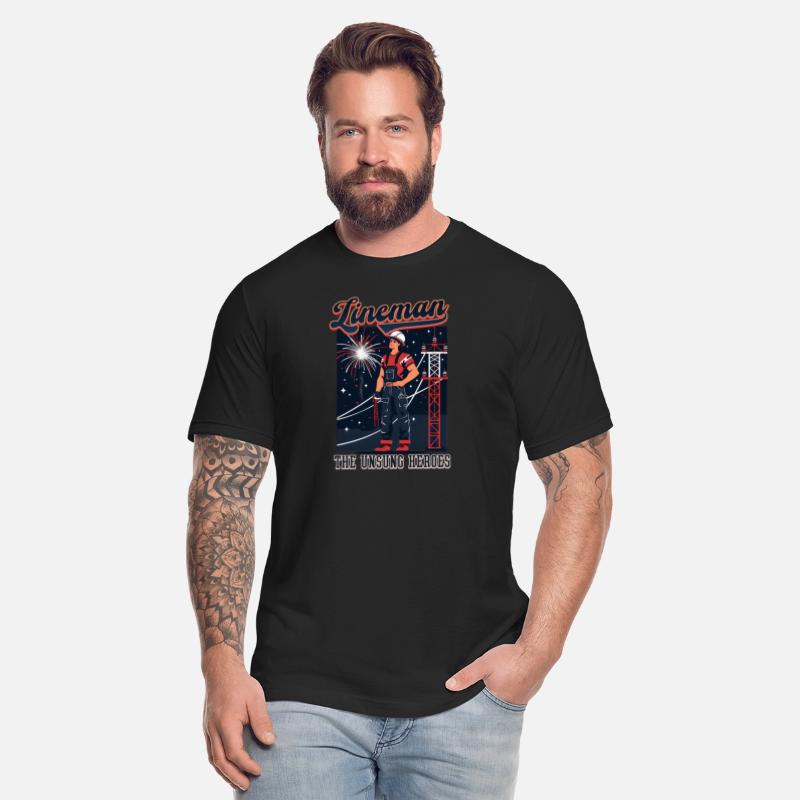 Patriotic Lineman Lineman: The Unsung Heroes