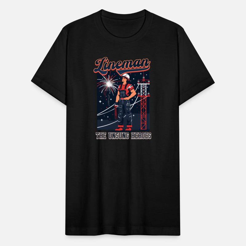 Patriotic Lineman Lineman: The Unsung Heroes