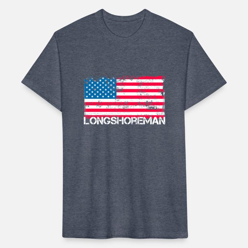 Patriotic Longshoreman Us Flag