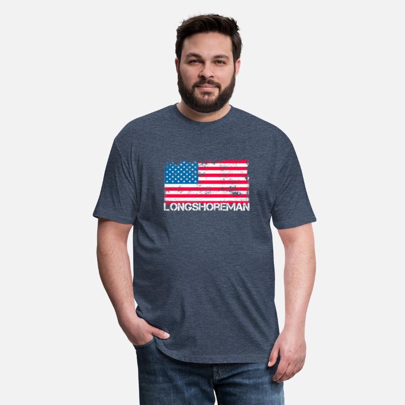 Patriotic Longshoreman Us Flag