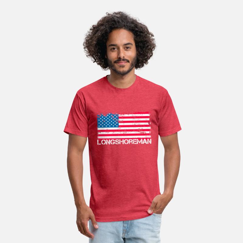 Patriotic Longshoreman Us Flag