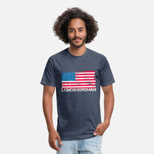 Patriotic Longshoreman Us Flag
