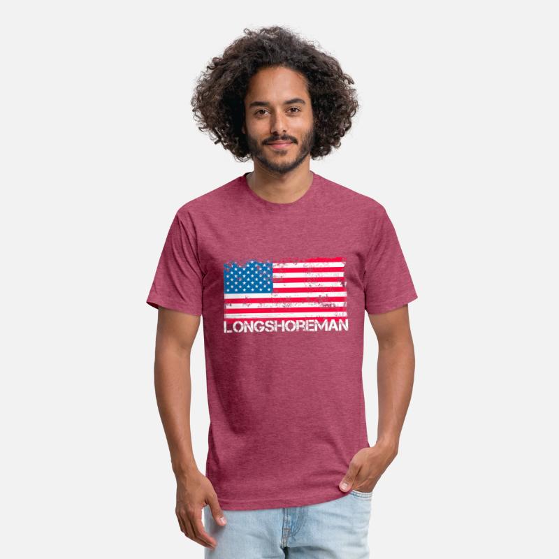 Patriotic Longshoreman Us Flag