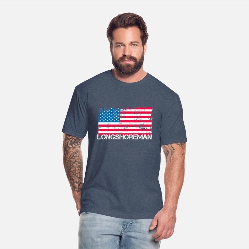 Patriotic Longshoreman Us Flag
