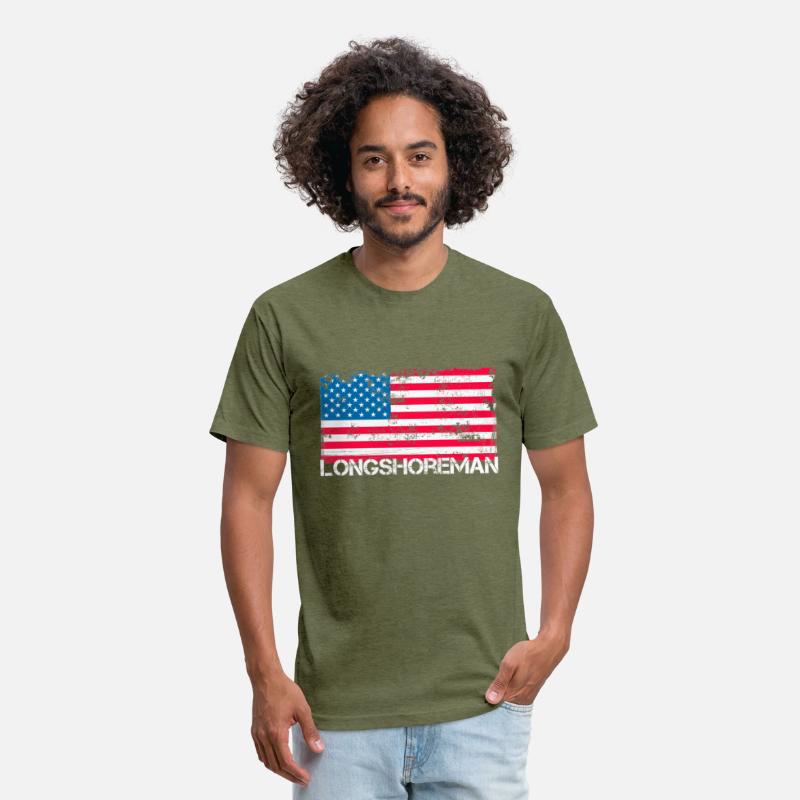 Patriotic Longshoreman Us Flag