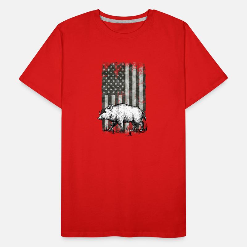 Patriotic Wild Boar Hunting Season For Hog
