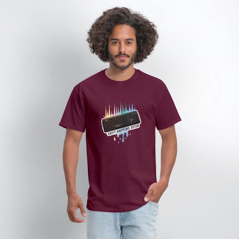 PC Gamer Keyboard - Shift Happens Often - Merch