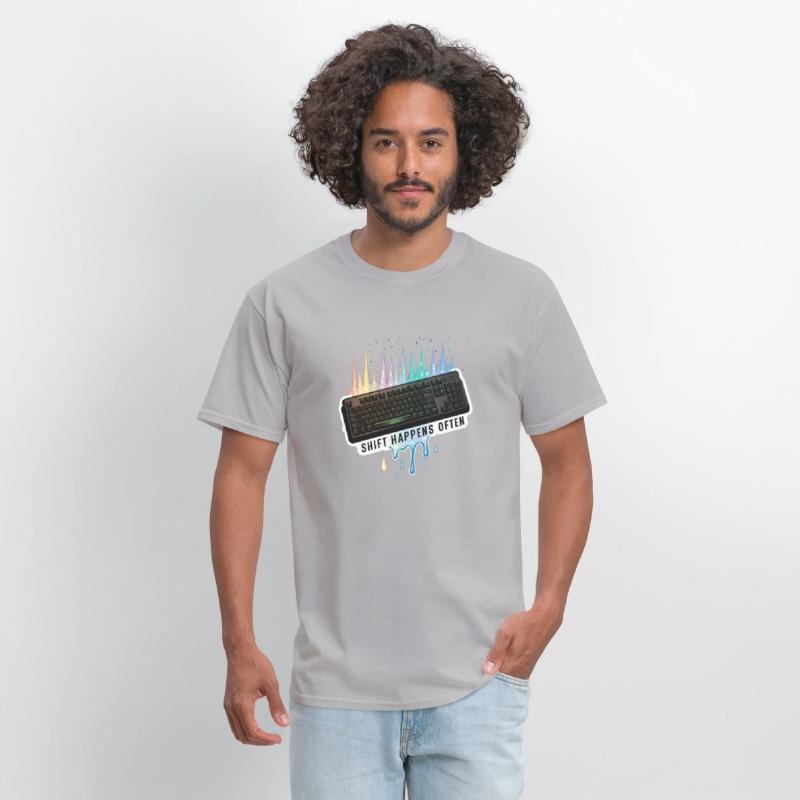 PC Gamer Keyboard - Shift Happens Often - Merch
