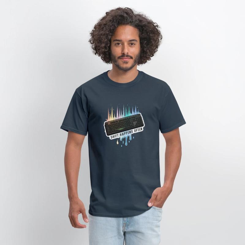 PC Gamer Keyboard - Shift Happens Often - Merch