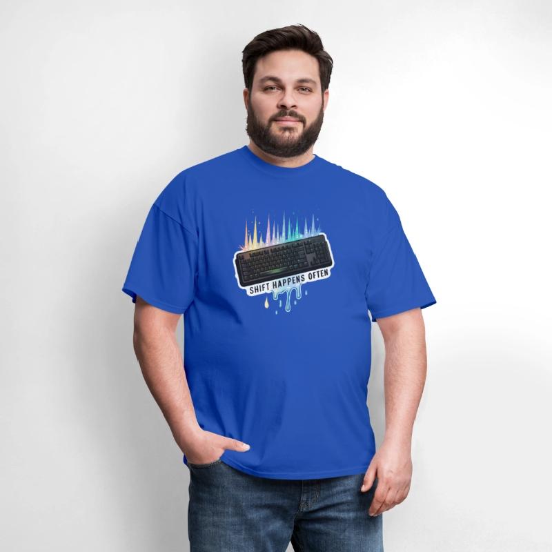 PC Gamer Keyboard - Shift Happens Often - Merch