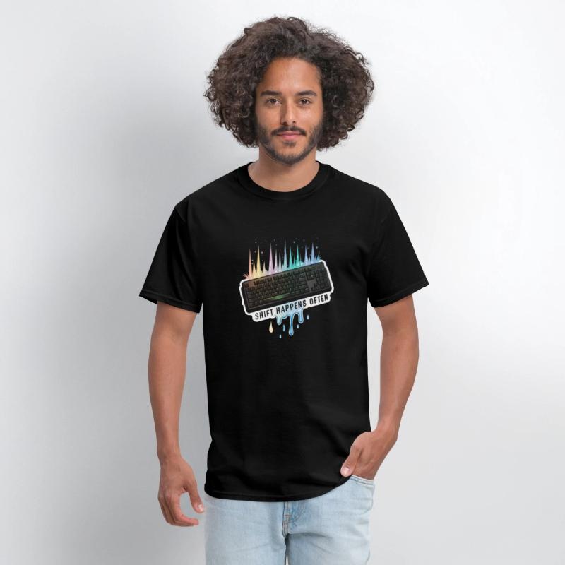 PC Gamer Keyboard - Shift Happens Often - Merch