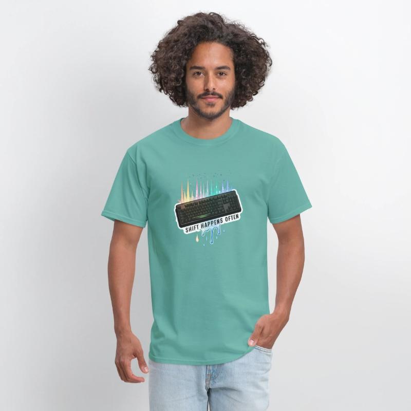 PC Gamer Keyboard - Shift Happens Often - Merch