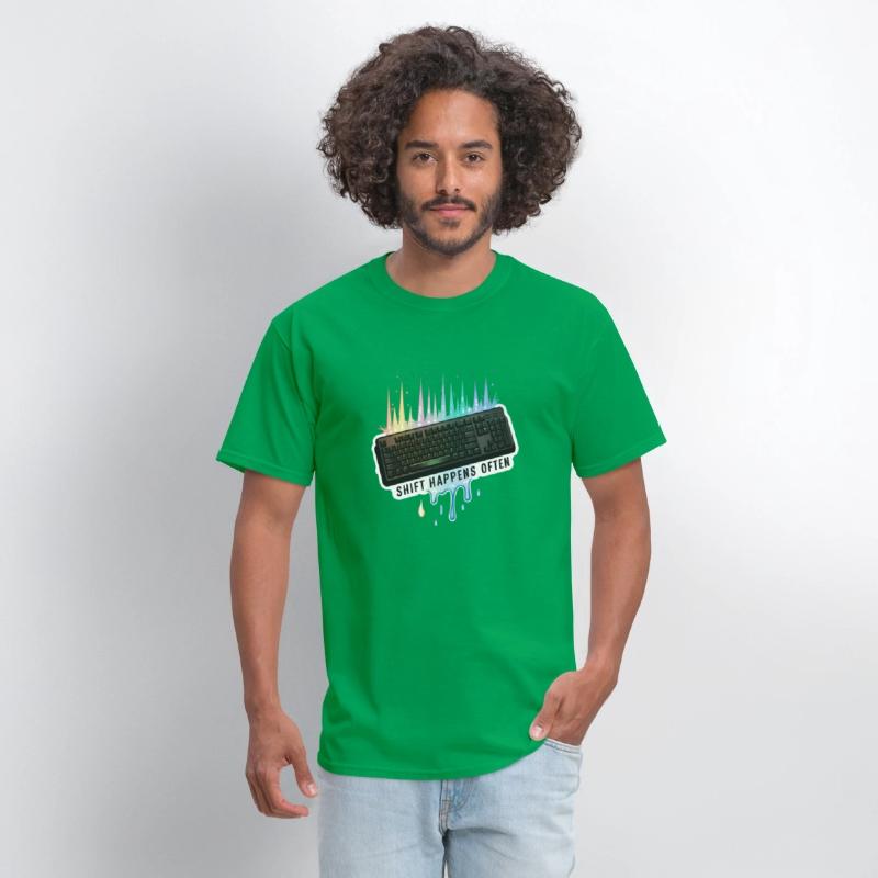 PC Gamer Keyboard - Shift Happens Often - Merch