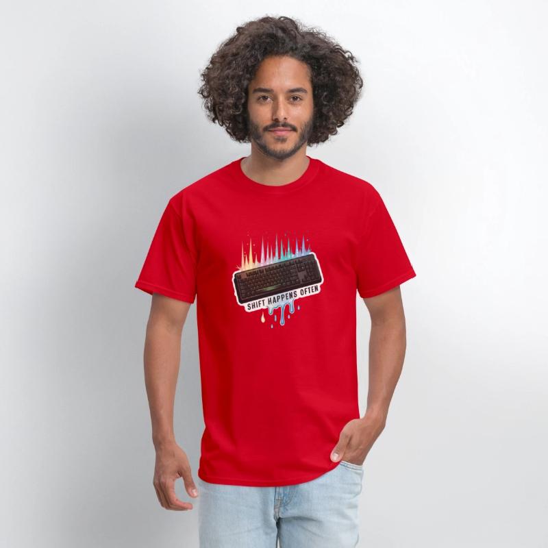 PC Gamer Keyboard - Shift Happens Often - Merch