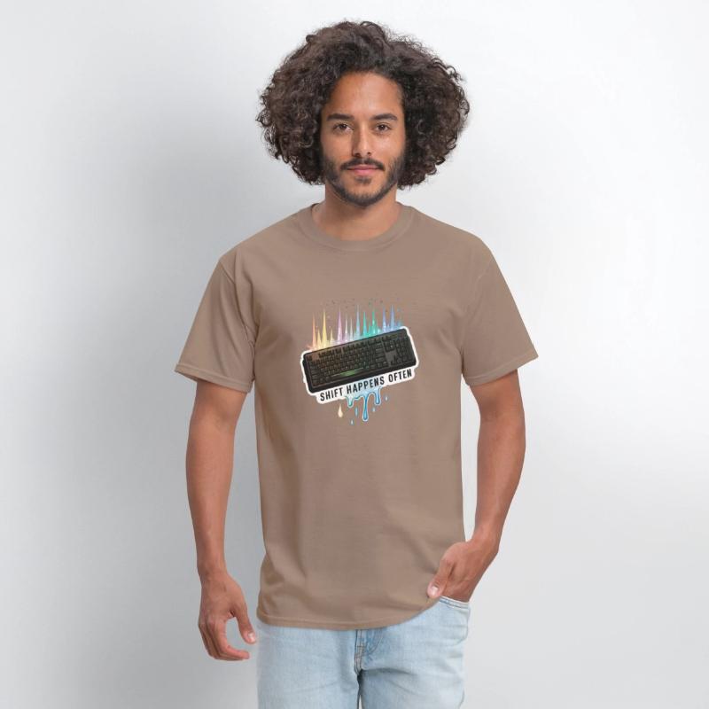 PC Gamer Keyboard - Shift Happens Often - Merch