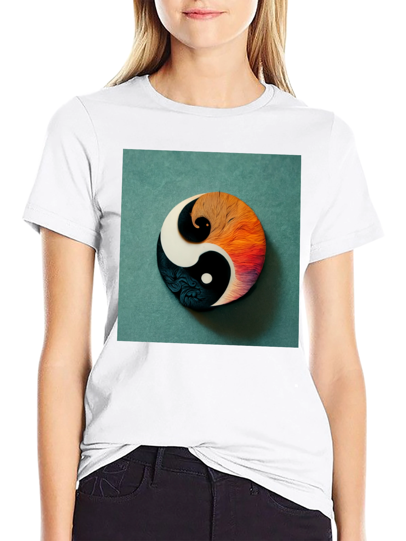 Yin Yang Graphic Tee - Balance Style