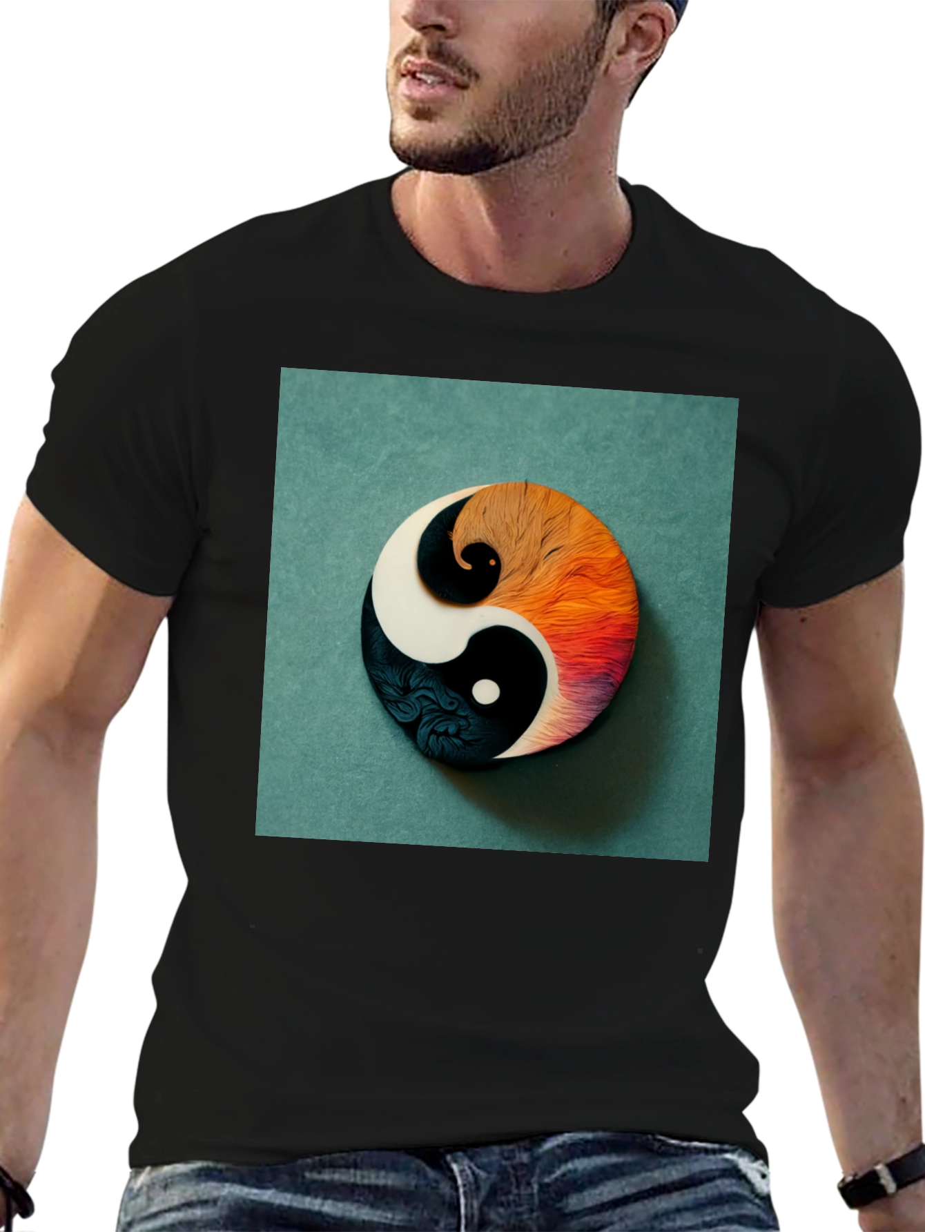 Yin Yang Graphic Tee - Balance Style
