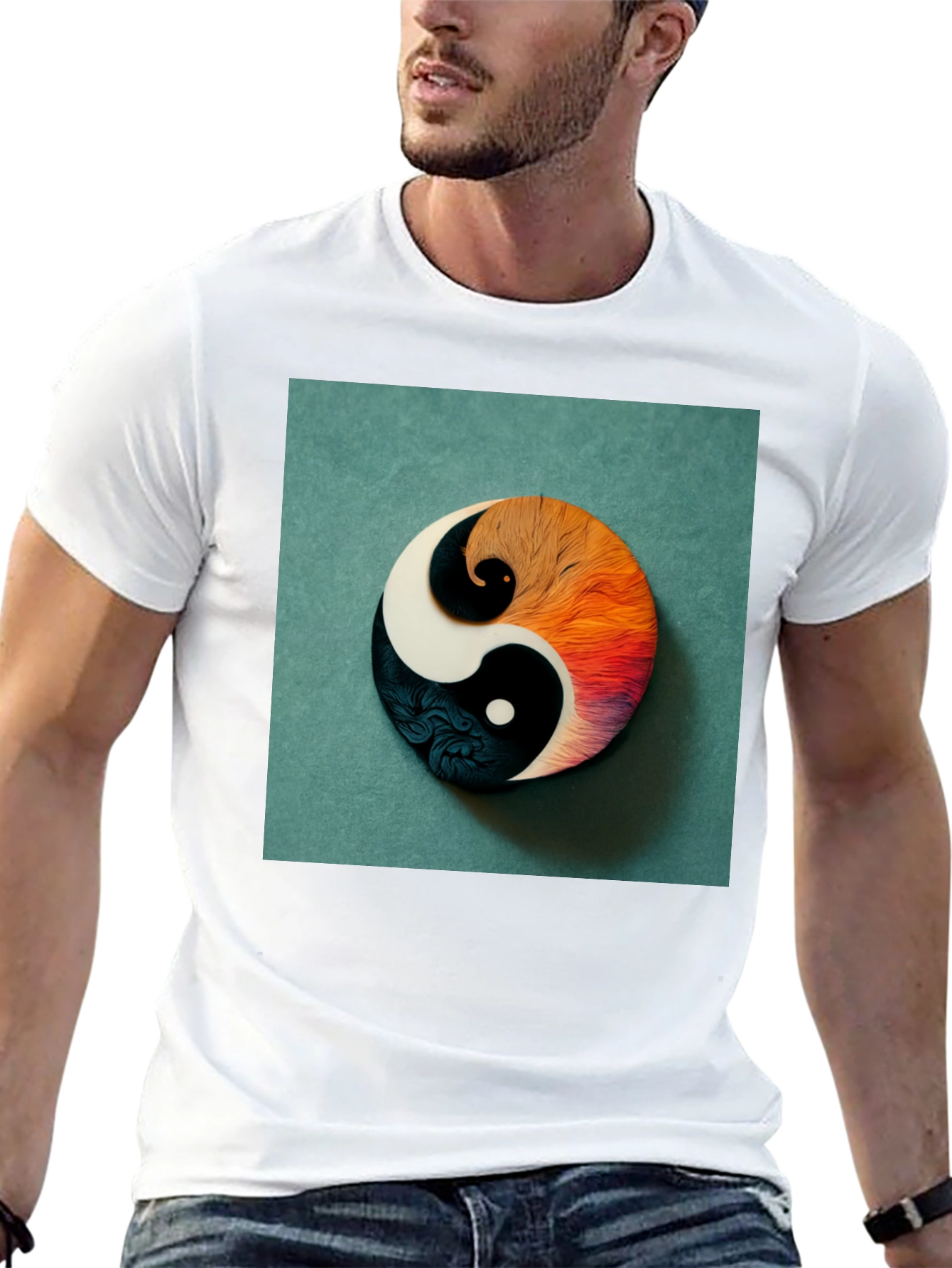 Yin Yang Graphic Tee - Balance Style