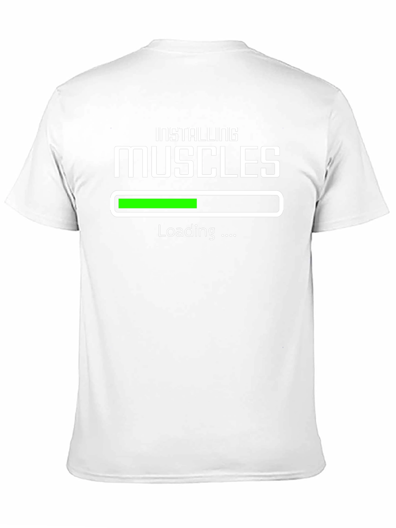Installing Muscles Funny Gym T-Shirt